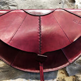 Half Circle Designer Leather Bag.