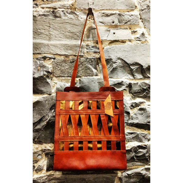 Laced Leather Bag